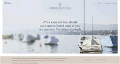 Desktop Screenshot of maerki-baumann.ch