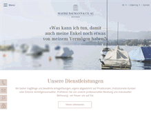 Tablet Screenshot of maerki-baumann.ch